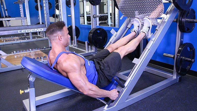 Calf Raises On Leg Press Machine