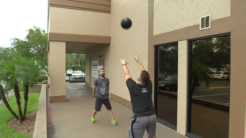 Muscles Does Throwing A Medicine Ball Work