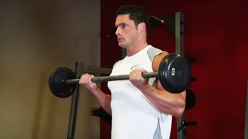 Standing-Barbell-Curl-Work