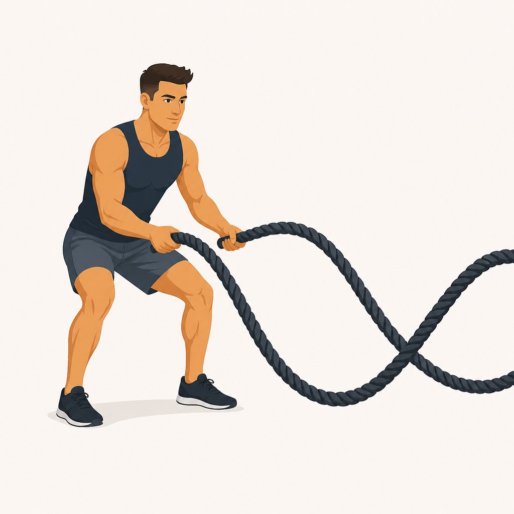 10 Battle Rope Exercises for a Lean [Battle Ropes for a Shredded Physique]